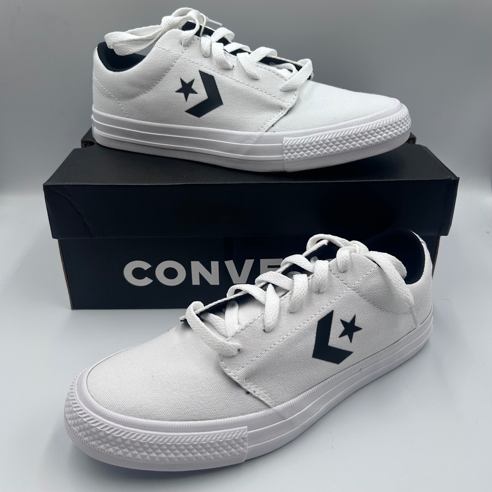 Converse Day One Classic OX White Black Sneakers A14806C Mens 6 Womens 7.5